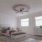 Ekena Millwork 87 3/8-in. OD x 78 3/4-in. ID x 4 3/8-in. W x 3/4-in. P Aberdeen Ceiling Ring Kit CRK87AB - alternate 5
